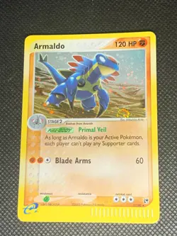 Armaldo 1/100 Holo SWIRL - EX Sandstorm Pokemon Card - LP - Image 1