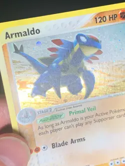 Armaldo 1/100 Holo SWIRL - EX Sandstorm Pokemon Card - LP - Image 2