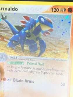 Armaldo 1/100 Holo SWIRL - EX Sandstorm Pokemon Card - LP - Image 3