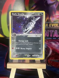 Pokemon Dark Steelix EX Team Rocket Returns Reverse Holo Rare 10/109 110 HP Card - Image 1