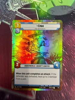 Embo 334 - Hyperspace Foil Star Wars Unlimited Card Game - Image 1