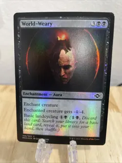 MTG World-Weary FOIL #109/303 Modern Horizons 2 Common MH2 NM/M - Image 1