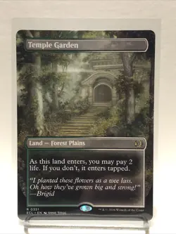 Temple Garden (Non-foil) [Borderless] Lorwyn Eclipsed 0351 Rare MTG - Image 1