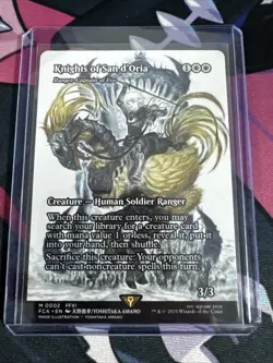 Knights of San d'Oria Ranger Captain Of Eos Showcase Final Fantasy MTG - Image 1