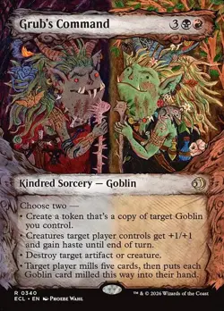 Grub's Command-Lorwyn Eclipsed-Borderless-Foil-340-NM - Image 1