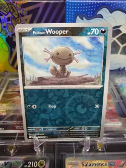 Paldean Wooper 127/197 Reverse Holo Common Pokemon TCG S&V Obsidian Flames - Image 1