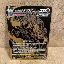 Pokemon Brilliant Stars - TG30/TG30 Rapid Strike Urshifu VMAX Gold Rare 2022 MP - Image 2