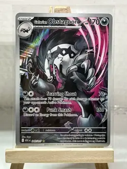 Pokemon Galarian Obstagoon Full Art Holo Rare 245/227 Ascended Heroes 2026 - Image 1