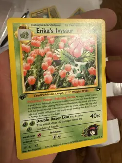 2000 Pokemon - 1st Edition Erika’s Ivysaur Non-Holo - Gym Challenge 41/132 WOTC - Image 3