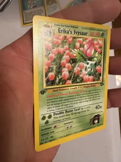 2000 Pokemon - 1st Edition Erika’s Ivysaur Non-Holo - Gym Challenge 41/132 WOTC - Image 5