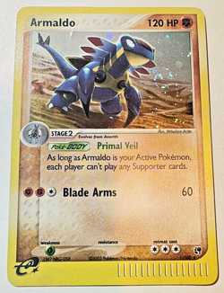 RARE - Pokemon Armaldo #001/100 Holo from 2003 EX Sandstorm - VINTAGE - Image 1