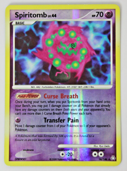 Pokemon TCG Spiritomb Legends Awakened 16/146 Reverse Holo Rare LP - Image 1