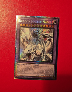 Yu-Gi-Oh! Dragon Master Magia RA04-EN055 Prismatic Ultimate Rare 1st Blue-Eyes - Image 3