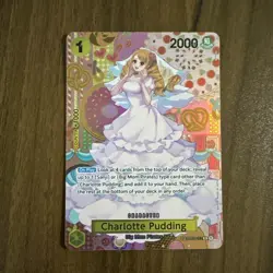 One Piece Charlotte Pudding Special Rare Alt Art Two Legends OP03-112 - Image 1