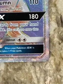Pokemon TCG Reshiram GX Dragon Majesty Holo Card 71/70 Secret Rare - Image 2