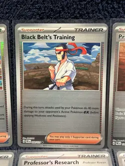 (6) POKEBALL Prismatic Evolutions Pokeball Trainer (6) Card Lot - MINT!! - Image 3