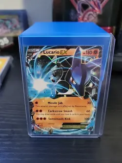 Pokemon Lucario EX Holo Card XY-Furious Fists Series 54/111 - Image 1