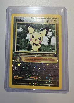 Pichu Black Star Promo #35 –WotC Pokemon Card – Reverse Holo League 2001–Vintage - Image 1