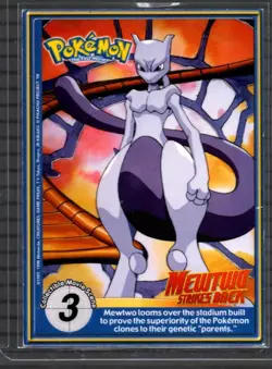 NM Rare- The First Movie Mewtwo Strikes Back Movie Scene #3 - Pokemon Card - Image 1