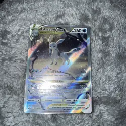 Glaceon VSTAR Crown Zenith: Galarian Gallery Holo Card GG40/GG70 NM Condition - Image 1