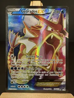 Pokemon Gyarados EX TCG Full Art Holo Card XY Breakpoint 2016 114/122 NM - Image 1