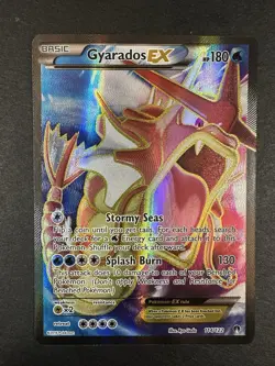 Pokemon Gyarados EX TCG Full Art Holo Card XY Breakpoint 2016 114/122 NM - Image 4