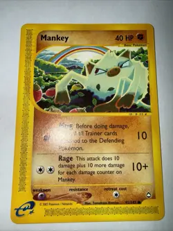 pokemon card mixed lot Mankey, marill, togepi, Tangela aquapolis - Image 2