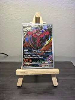 Pokemon Yveltal Illustration Rare Full Art Holo Card SV04: Paradox Rift 205/182 - Image 1