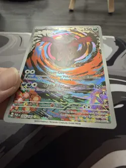 Pokemon Yveltal Illustration Rare Full Art Holo Card SV04: Paradox Rift 205/182 - Image 5