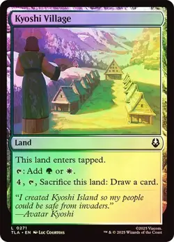 NM Foil Kyoshi Village, MTG, Avatar: The Last Airbender, Magic, 271 - Image 1