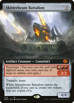 MTG Skitterbeam Battalion - The Brothers' War #343 - Image 1