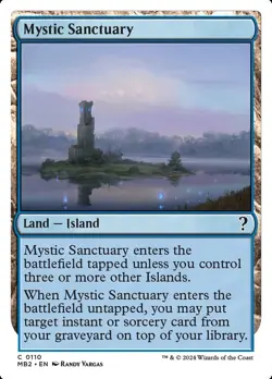 Mystic Sanctuary 1x MtG Mystery Booster 2 White Border MB2 SP/NM - Image 1