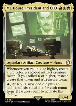 Mr. House, President and CEO - Custom Commander Deck MTG Magic the Gathering - Image 1