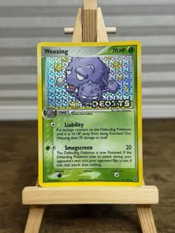 Pokemon Card - Weezing Deoxys 51/107 Uncommon Reverse Holo Stamped - Image 1