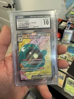 CGC 10 Iono's Bellibolt ex 194 Full Art Black Star Promo Pokemon Card - Image 1