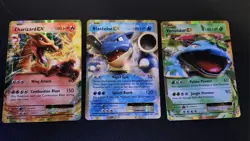 Pokemon Evolutions Charizard, Blastoise, Venusaur Ex Lot - Image 1