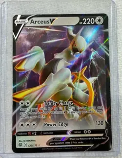 Arceus V 122/172 - Brilliant Stars Metal UPC Promo Ultra Rare Pokemon TCG NM/M - Image 5
