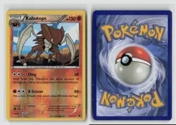 KABUTOPS 39/124 REVERSE HOLO FATES COLLIDE POKEMON TCG MP - Image 3