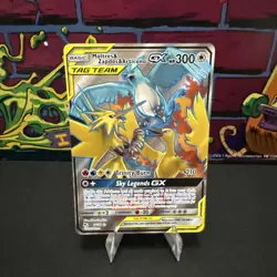 Pokemon TCG Moltres Zapdos Articuno GX 66/68 Full Art Hidden Fates - Image 1