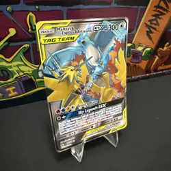Pokemon TCG Moltres Zapdos Articuno GX 66/68 Full Art Hidden Fates - Image 2