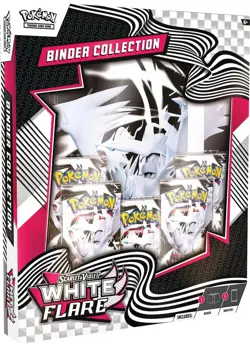 Pokemon TCG: Scarlet & Violet 10.5 White Flare Binder Collection Box SEALED NEW - Image 1