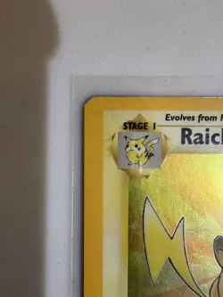 Pokemon Raichu Holo 14/62 Fossil Set Rare Vintage WOTC 1999 - Image 3