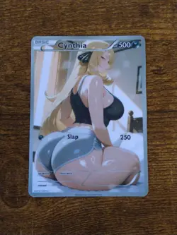 Beautiful Waifu Card - Cynthia Goddess ACG Custom DIY Fan Art Card - Image 1