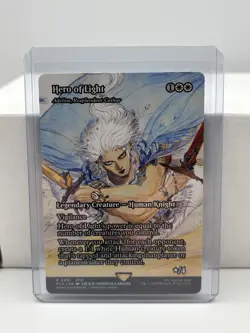 Hero of Light MTG #0001 Final Fantasy Non-Foil Magic Card - Image 1