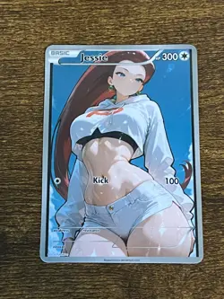 Beautiful Waifu Card - Jessie Casual - Goddess ACG Custom DIY Fan Art Card - Image 1