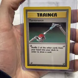 MAINTENANCE - 83/102 - Base Set - Pokemon Card - Uncommon Pokemon NM Near Mint - Image 1