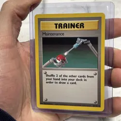 MAINTENANCE - 83/102 - Base Set - Pokemon Card - Uncommon Pokemon NM Near Mint - Image 2