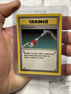 MAINTENANCE - 83/102 - Base Set - Pokemon Card - Uncommon Pokemon NM Near Mint - Image 4
