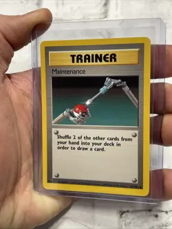 MAINTENANCE - 83/102 - Base Set - Pokemon Card - Uncommon Pokemon NM Near Mint - Image 5