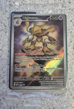 Pokemon Card - Alakazam - Sealed Promo - Mega Evolution - Black Star - MEP 009 - Image 1